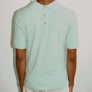 Telfar SWISS INSTITUTE UNIFORM Button Up Polo Shirt